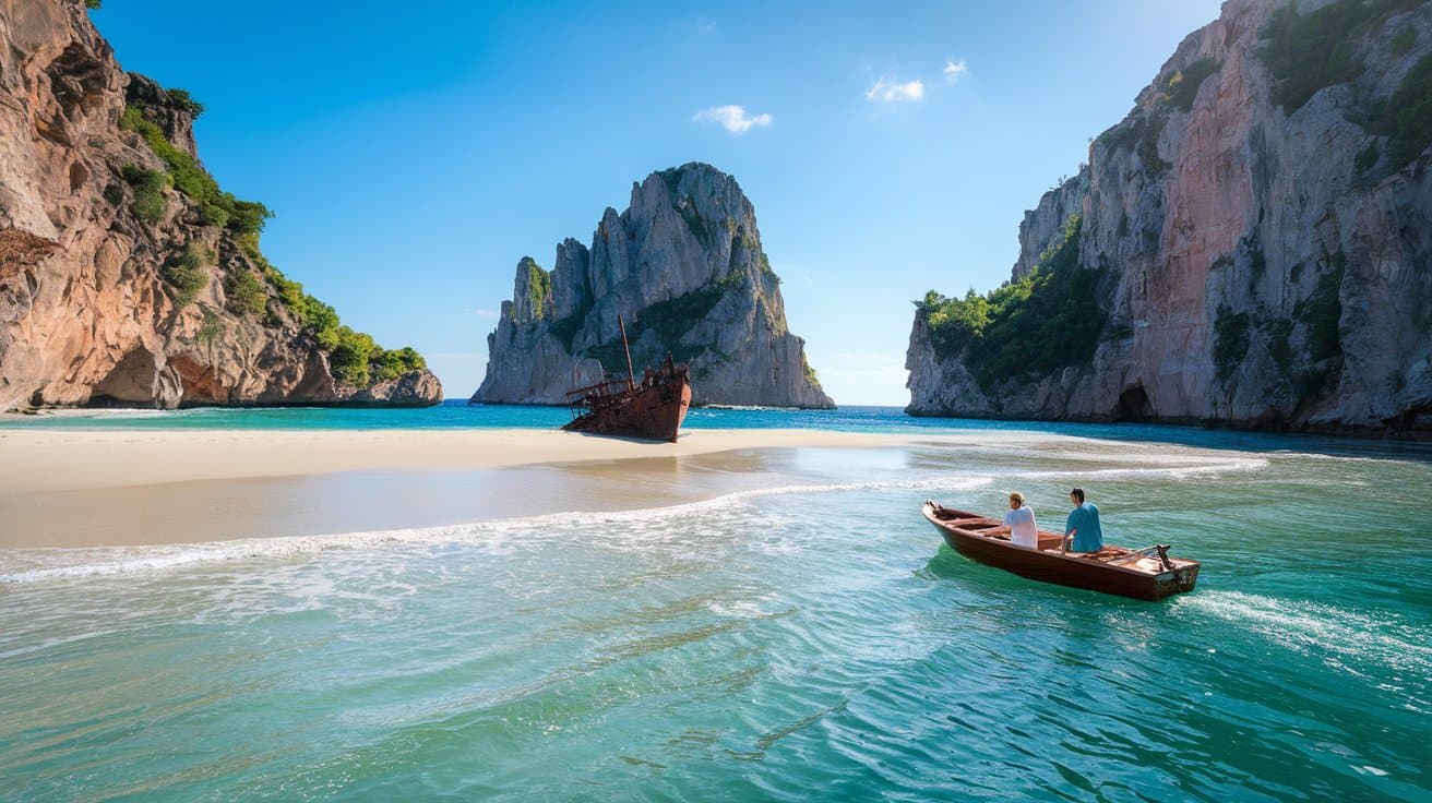 Топ-10 пляжей мира, к которым можно добраться только по воде