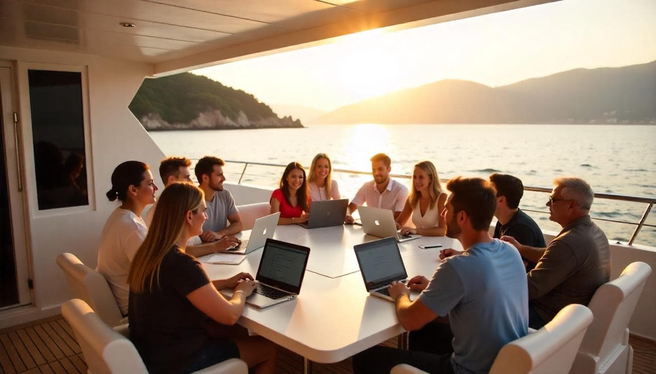 Firmenveranstaltungen auf einer Yacht: Ideen und Organisation