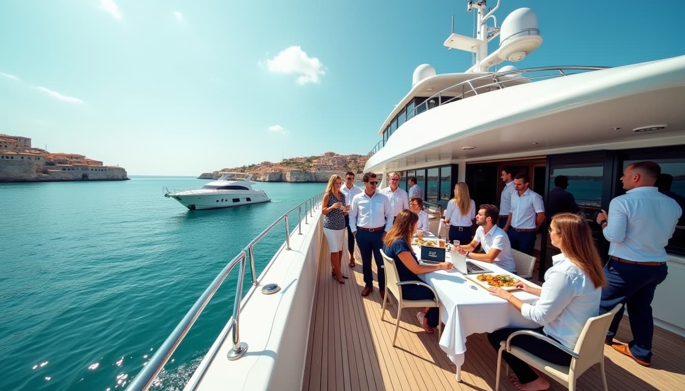 Wie organisiert man eine Firmenveranstaltung an Bord einer Yacht?