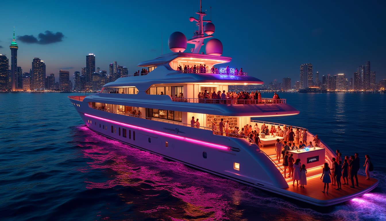 Yachten für Festivals und Veranstaltungen: Miete und Organisation