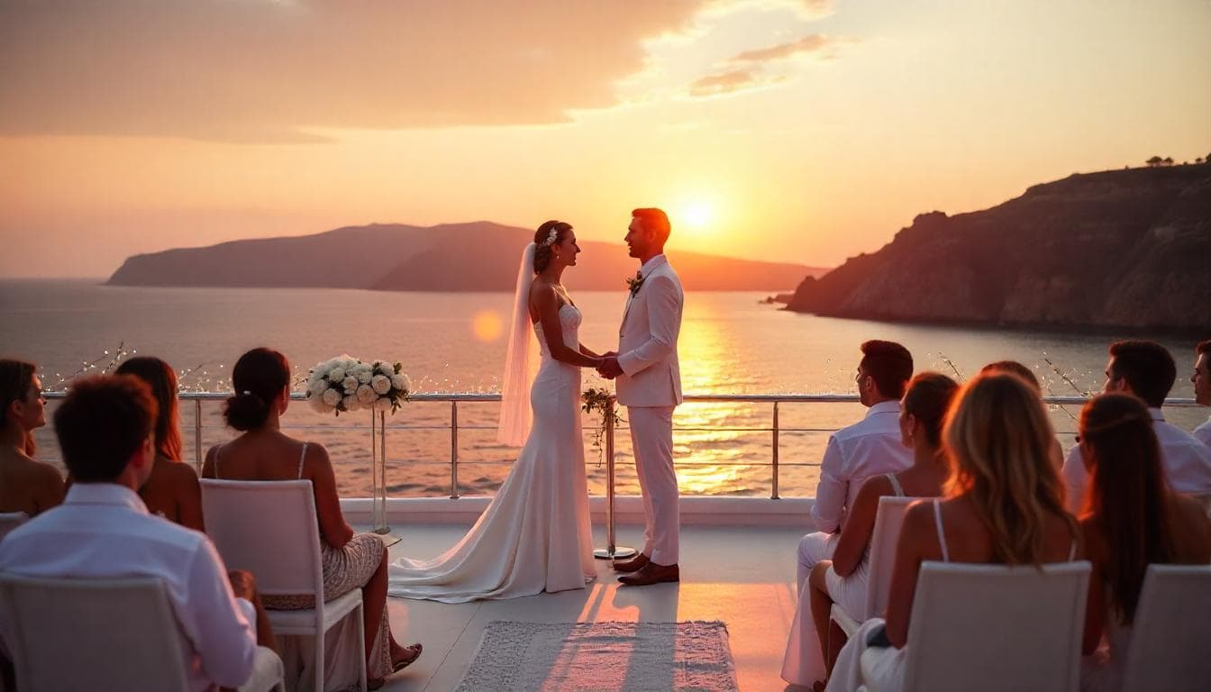 Wie man eine Hochzeit auf einer Yacht ausrichtet
