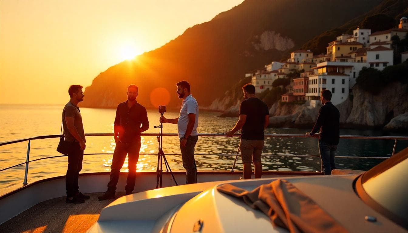 Wie man eine Yacht für Film- und Fotoshootings chartert: Ein Leitfaden für 2026