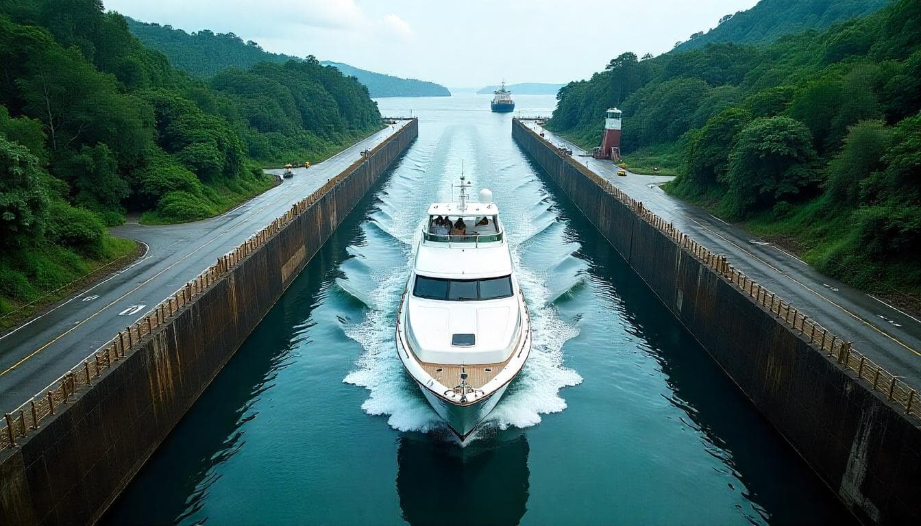 Die Fahrt durch den Panamakanal: Die Reise eines Seglers