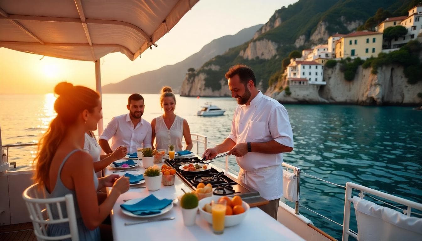 Wie man eine Yacht für einen Gourmet-Kochkurs chartert