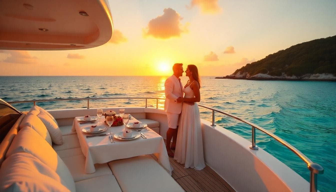 Die besten Yachtcharter für Flitterwochen