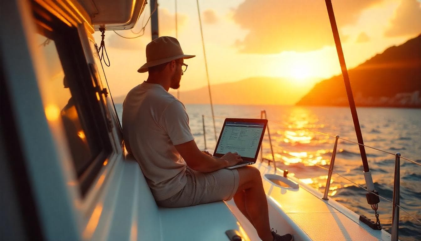Yacht Chartering for Digital Nomads: Working Remotely at Sea