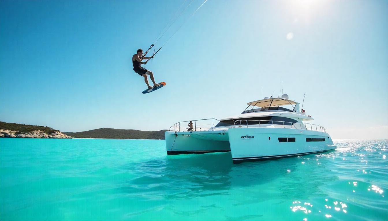 Yacht Chartering for Adventure Sports: Surfing, Kiteboarding, and More