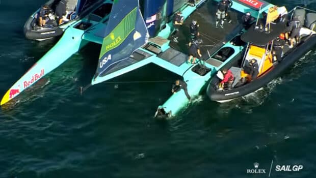 U.S. SailGP Team Struggles to Find Their Footing