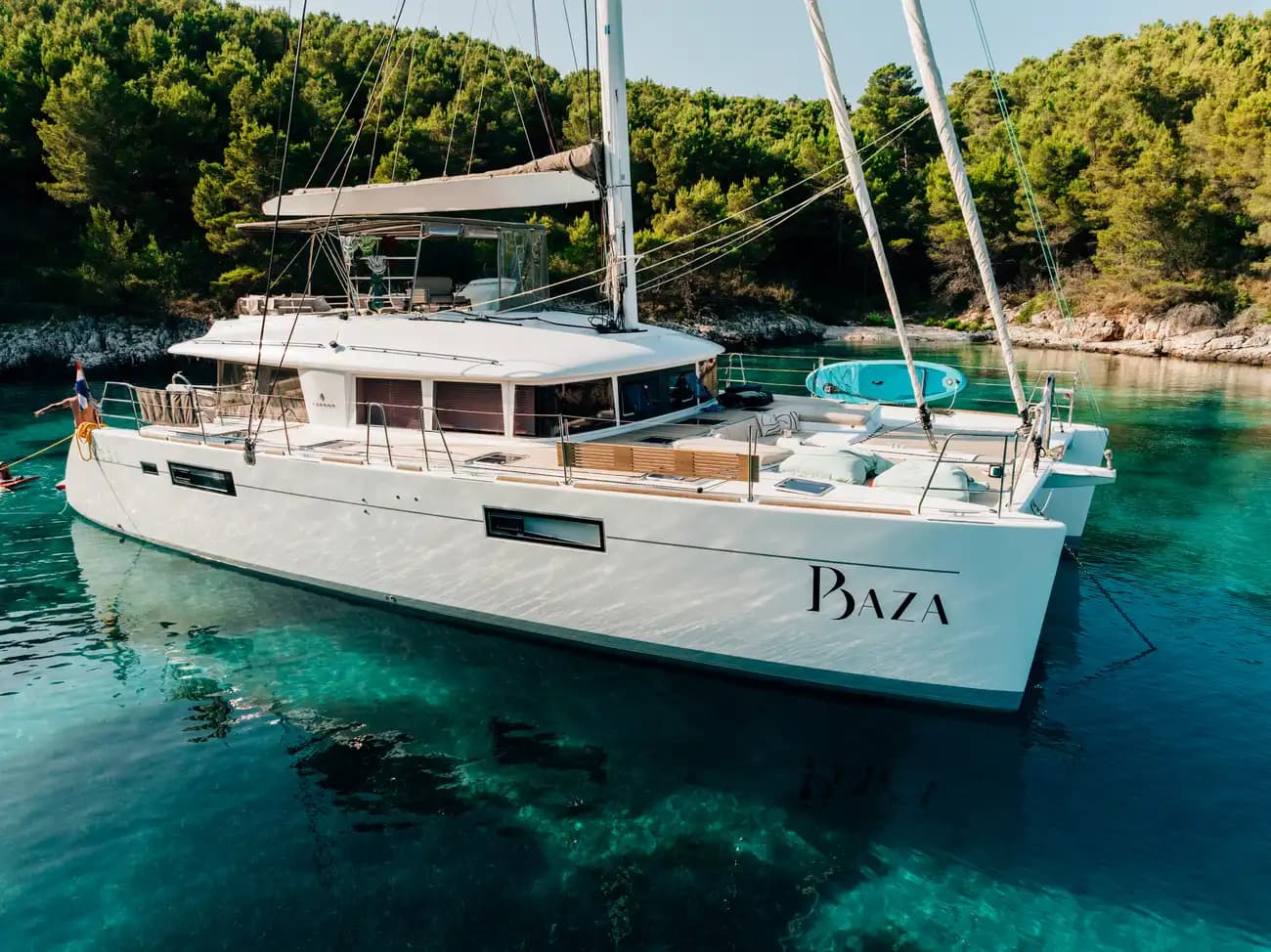 Experience Croatia Aboard the Baza Catamaran