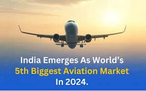India ocupa el 5º puesto en el mercado mundial de la aviación