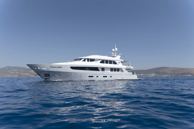 Discover the 39m PRINCESS MELDA Luxury Motor Yacht
