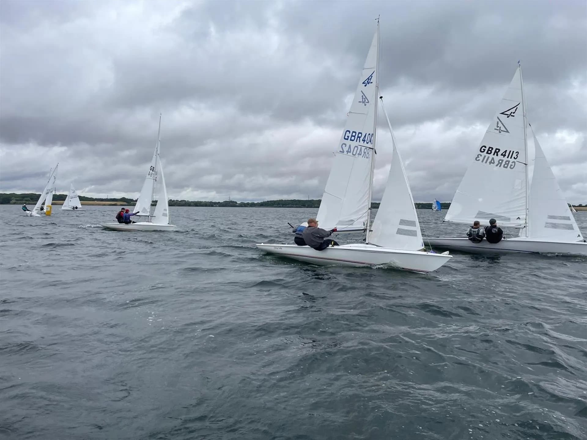 Highlights from the Grafham Water Flying Fifteen Regatta