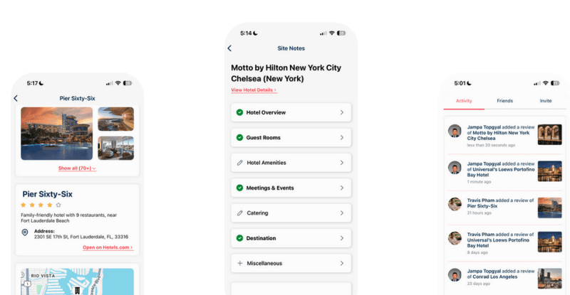 Innovative App for Travel Advisors Enhances Site Inspections