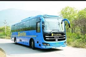 Fresh Bus Introduces Bengaluru to Chennai Electric Coach with Smart Compensation