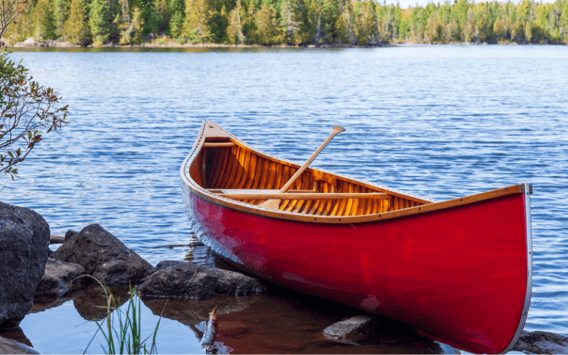Paddling Wooden Canoes Through Maine Rivers