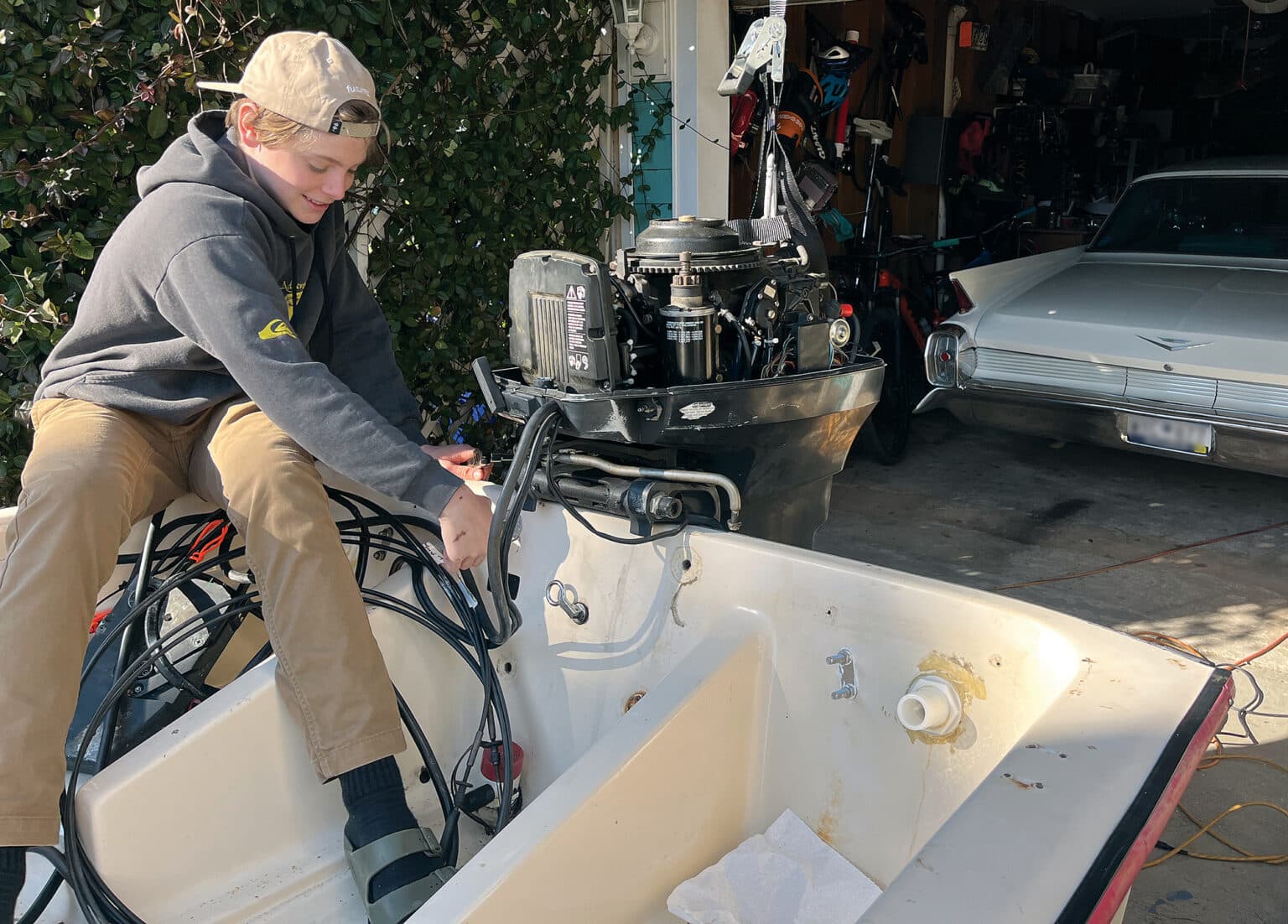 Christmas Skiff: A Teen's First Boat and Lessons
