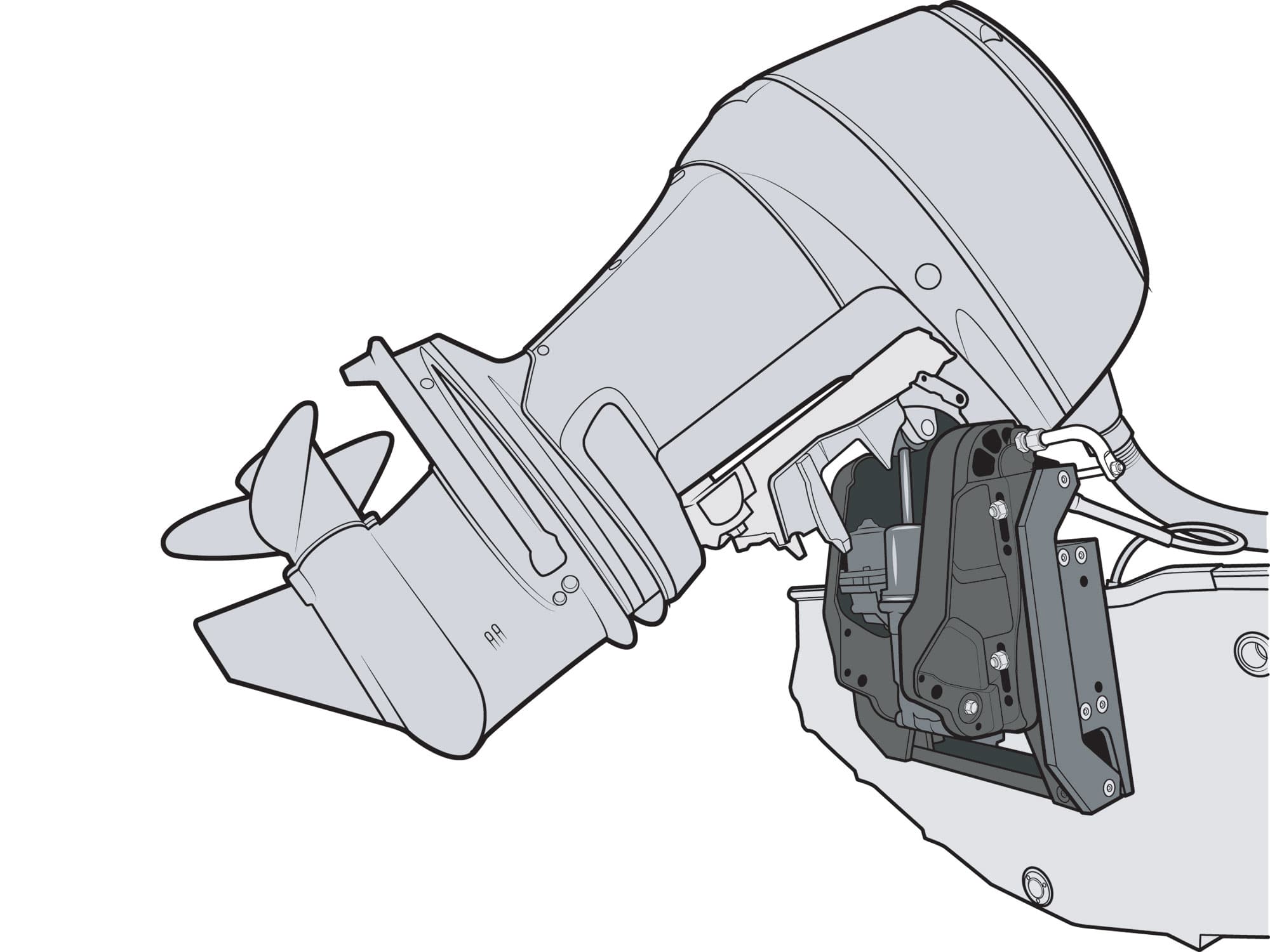 Fitting a Dometic SeaStar Jack Plate on an Outboard