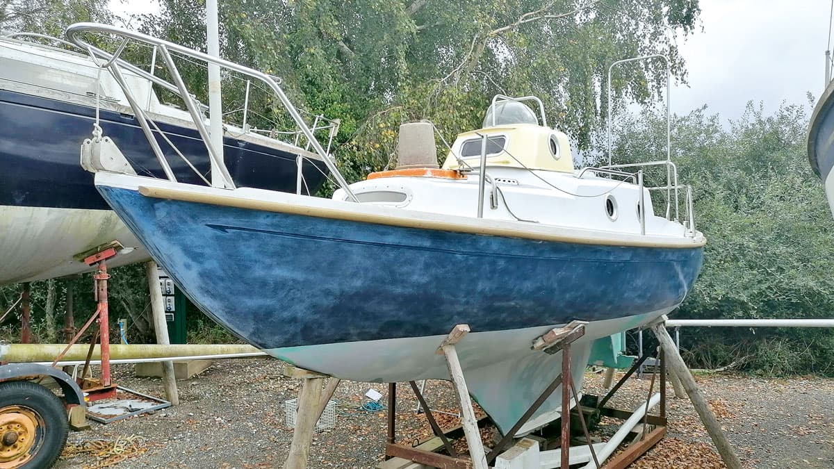 Replacing rotten teak with PVC gunwale strips