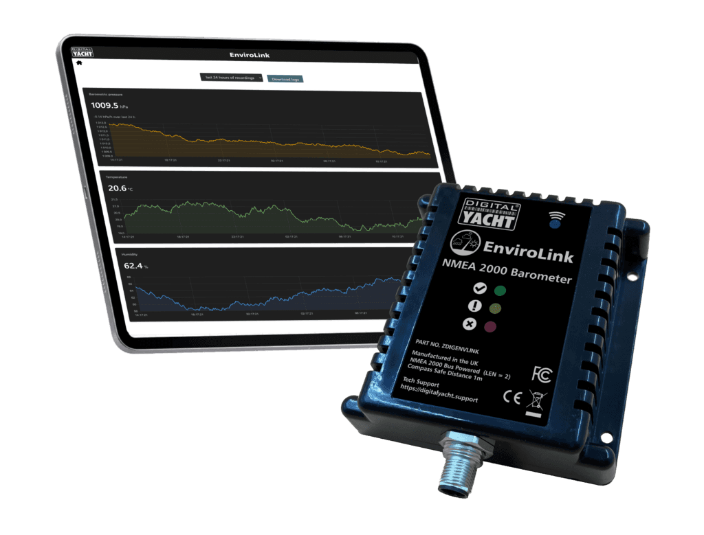 EnviroLINK: onboard weather sensors for modern boats