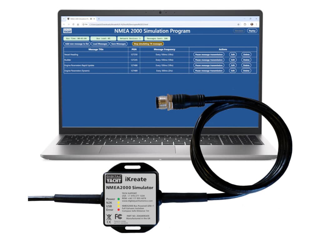 iKreate NMEA 2000 Simulator unveiled by Digital Yacht