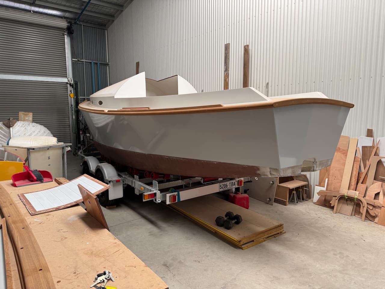 Sharpie Workshop Update and Interior Finish