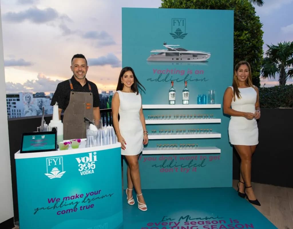FYI Yachts at Billboard Latin Week Rooftop Event