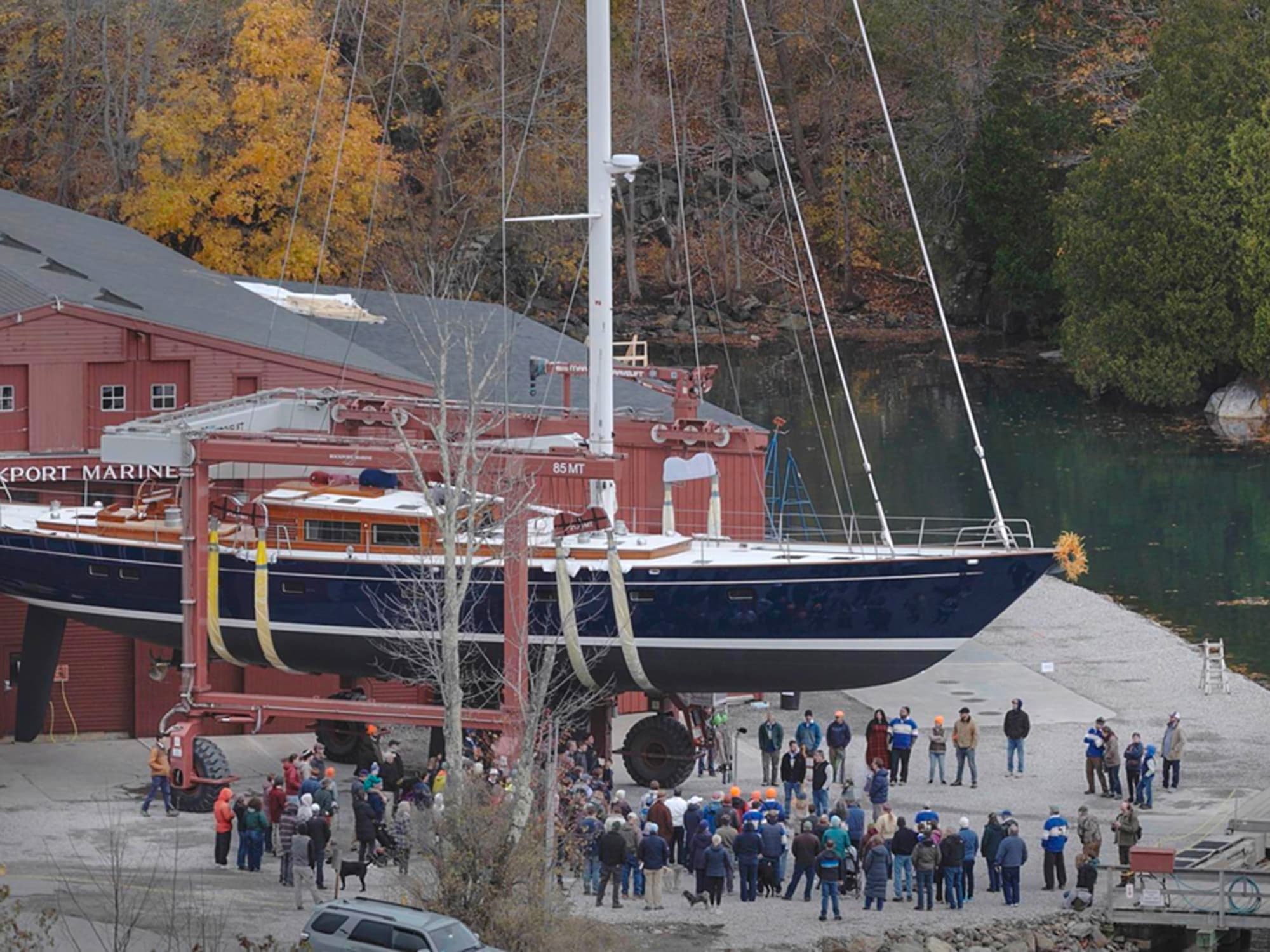 Ouzel: Rockport Marine’s 95-Foot Sloop Launch