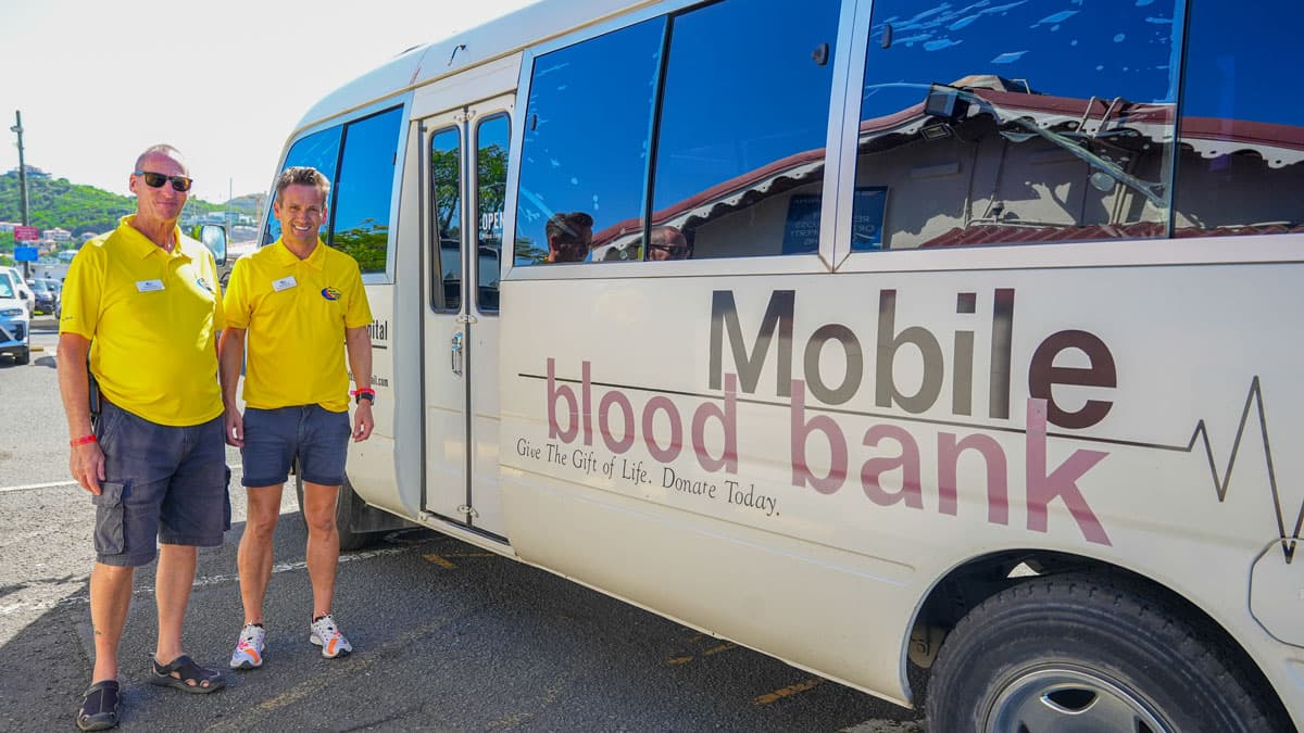 ARC crews respond with blood donation and community aid