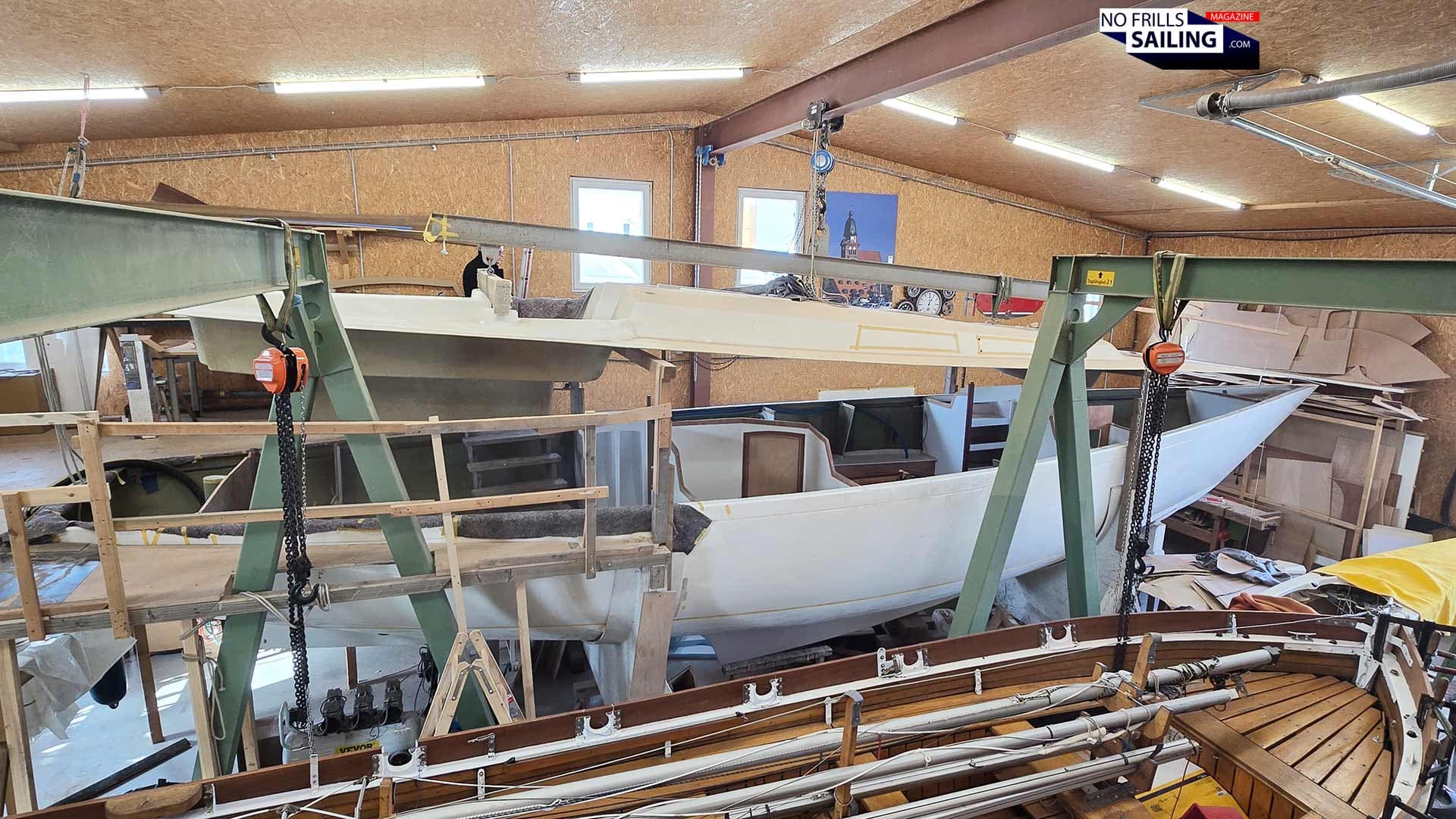 Omega 42 construction: stern to bow progress update