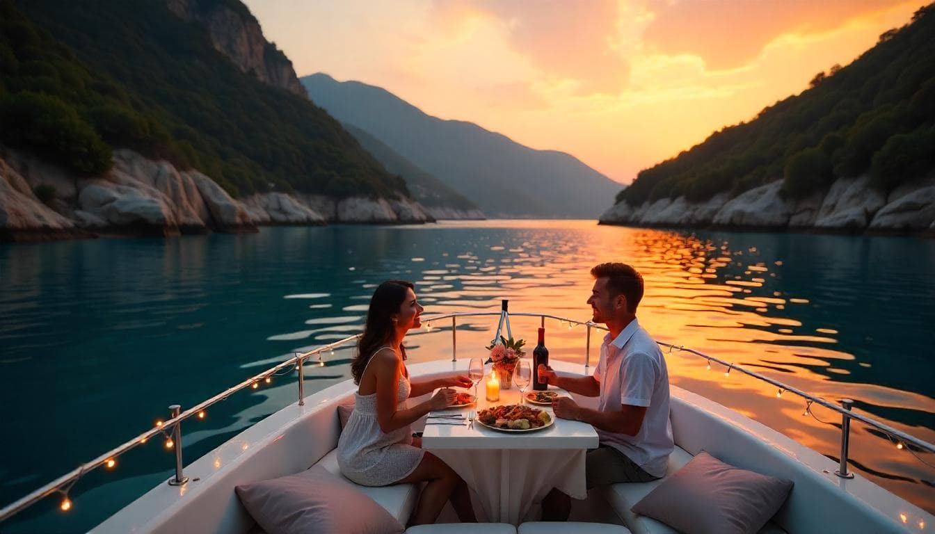 Romantische Yachtausflüge in der Türkei für zwei Personen