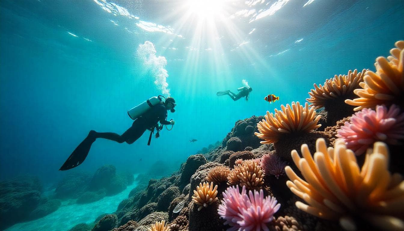 Die besten Plätze zum Tauchen von einer Yacht aus