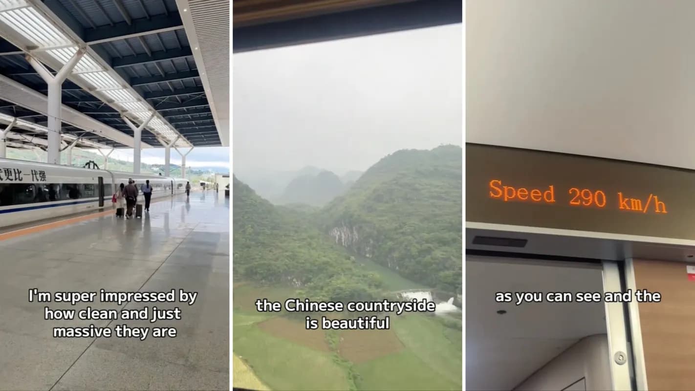 The Charms of Riding China's High-Speed Train