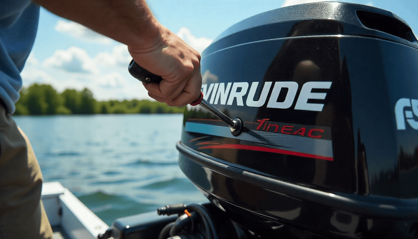 Evinrude Outboard Motor Idle Adjustment – Step-by-Step Instructions