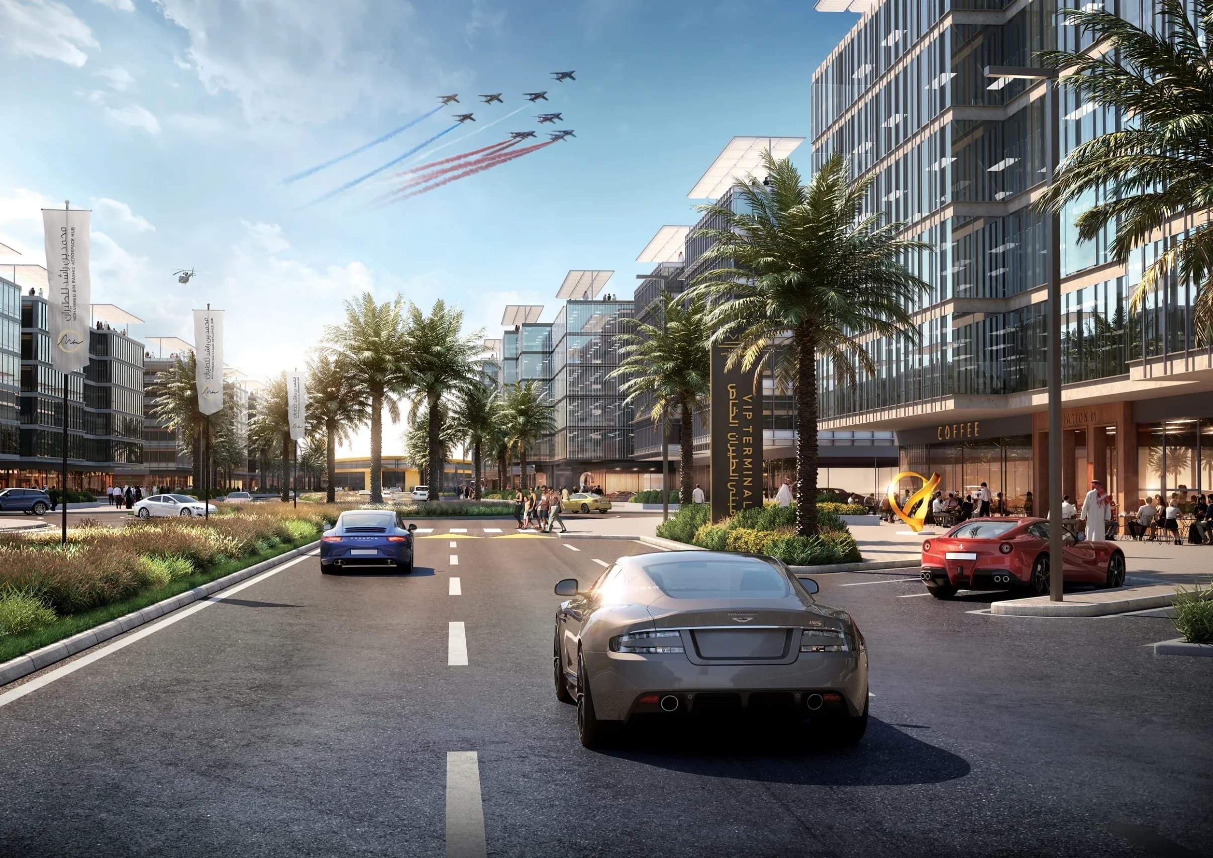 VIP Terminal Boulevard Debuts at Mohammed bin Rashid Aerospace Hub