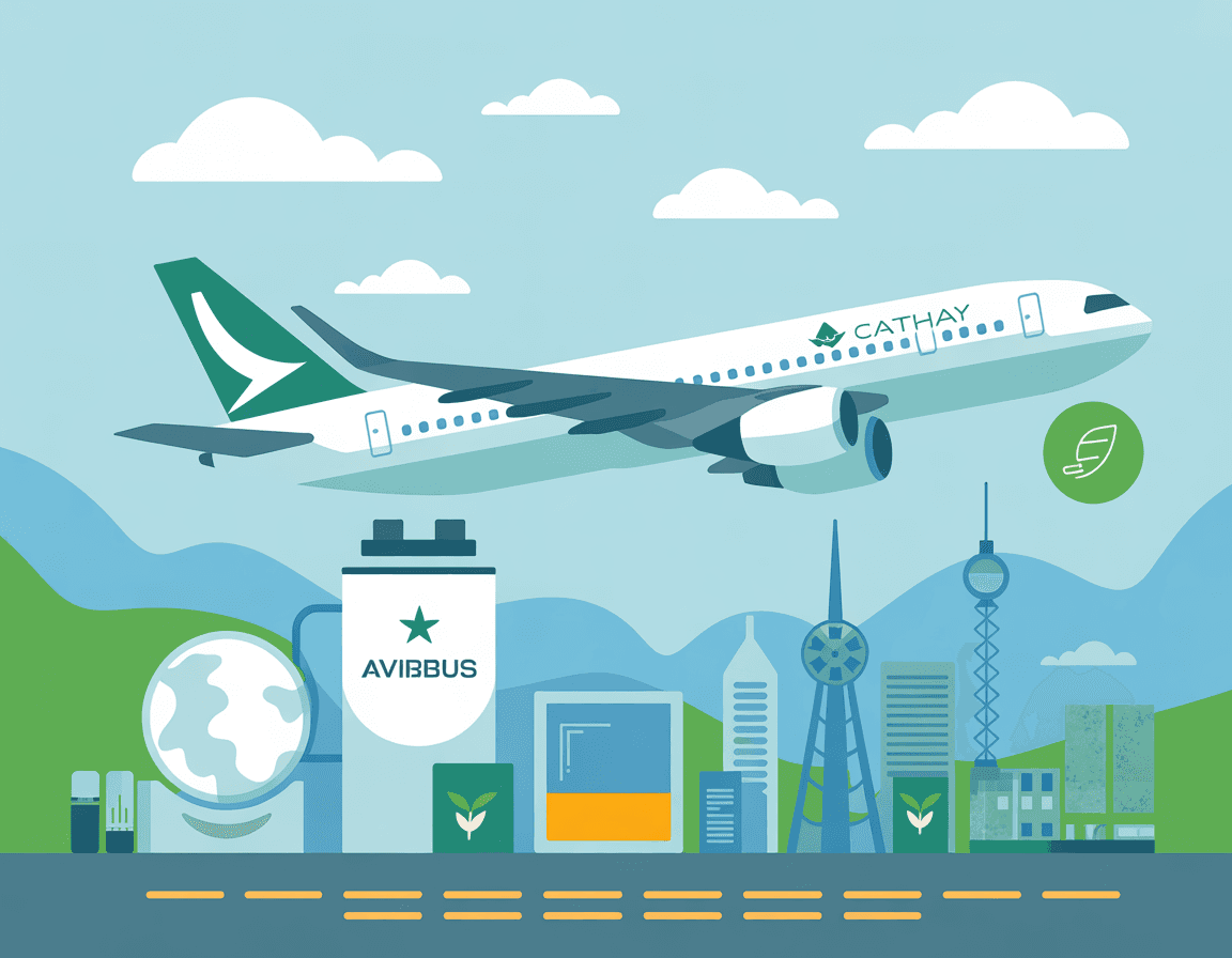 Cathay Group and Airbus Collaborate to Advance Sustainable Aviation Fuel Production
