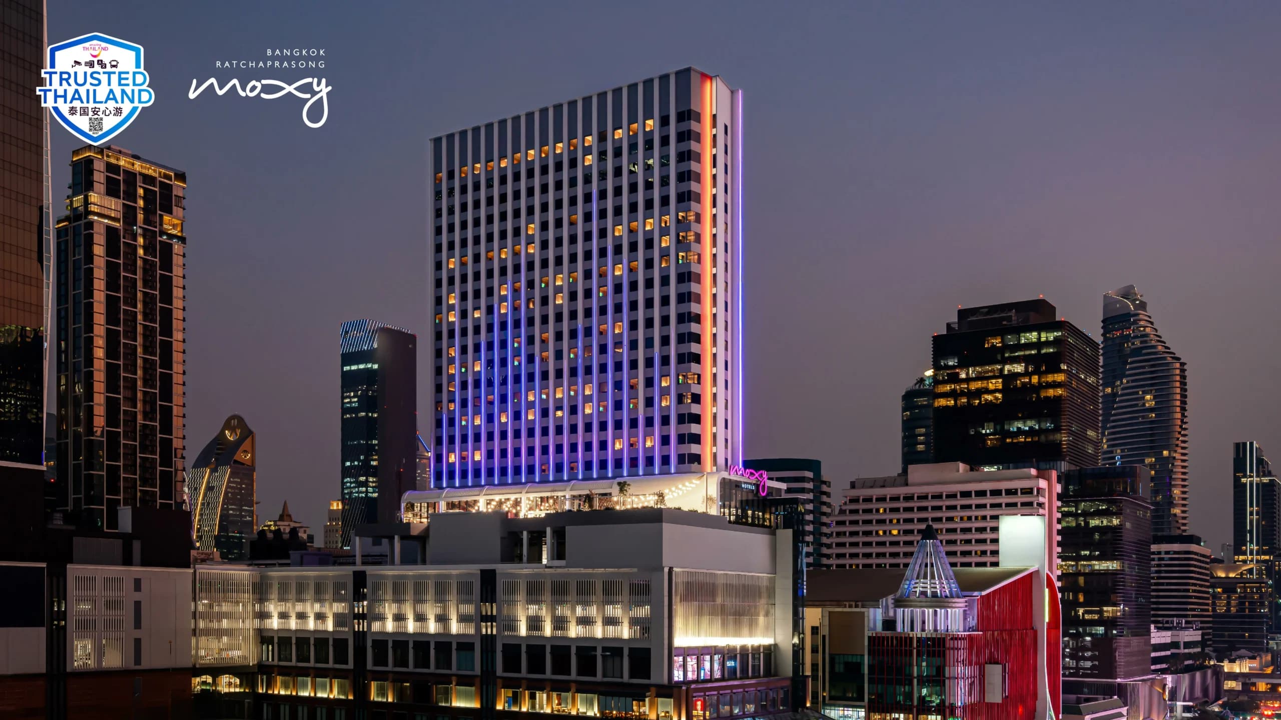 Moxy Bangkok Ratchaprasong awarded Trusted Thailand certification for traveler safety
