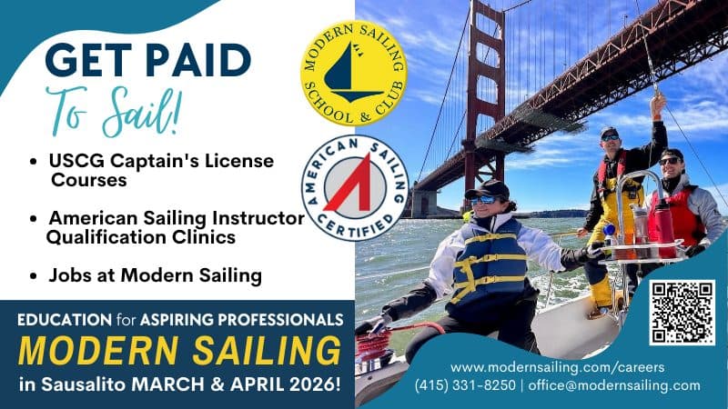Modern Sailing: Instructor and Captain Opportunities