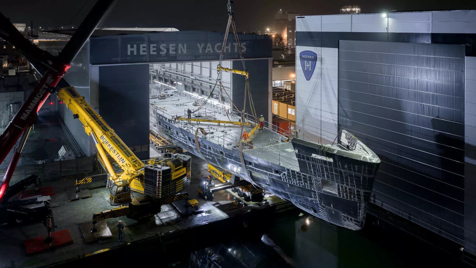 Heesen Yachts' Project Evita: Hull and Superstructure
