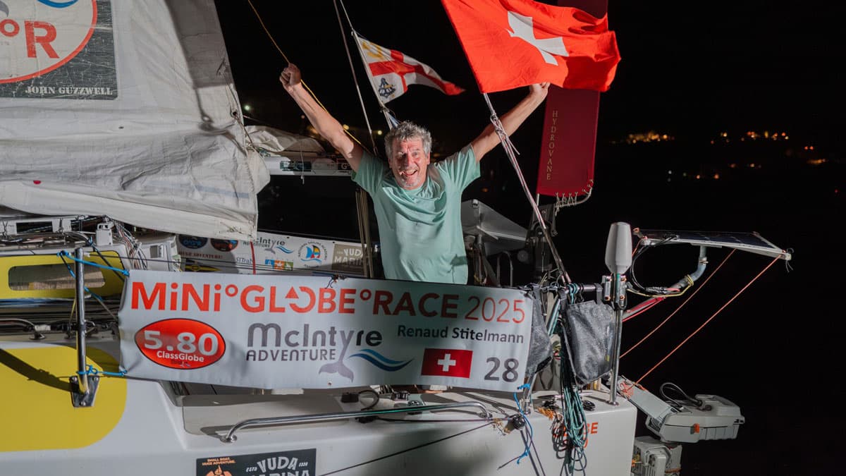 Stitelmann seals solo victory in the 2026 Mini Globe Race