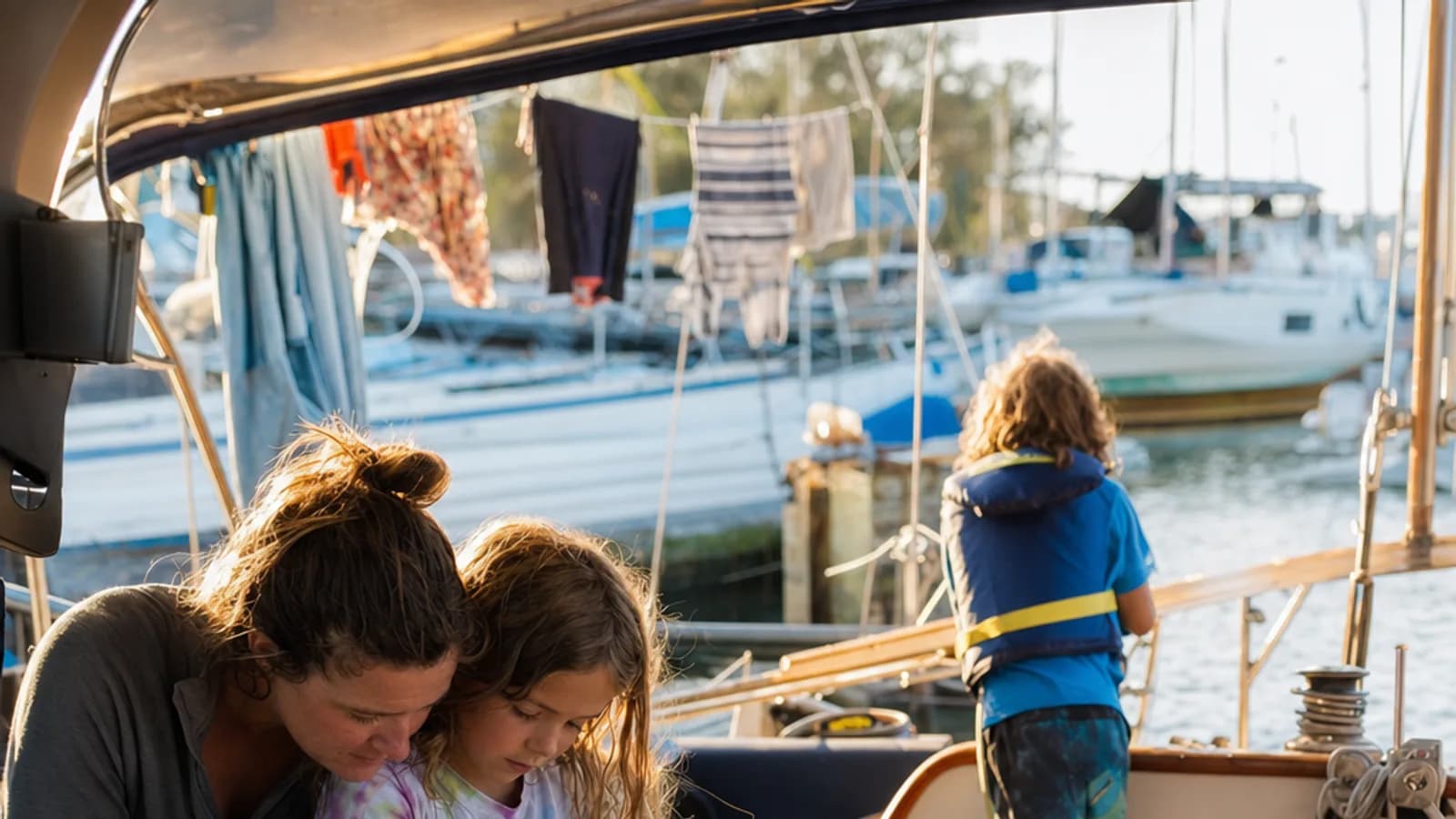 Élever une Famille à Bord : La Navigation à Temps Plein avec des Enfants