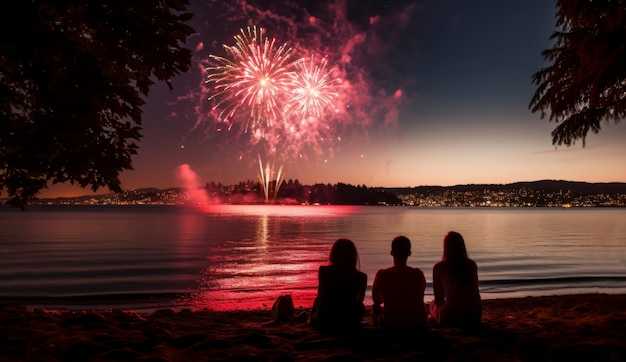 Top vantage spots and timing for waterfront fireworks from a boat