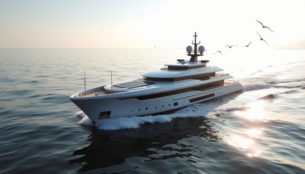 Behind the Scenes: ICON Yachts tests a completed yacht on the North Sea near Harlingen.