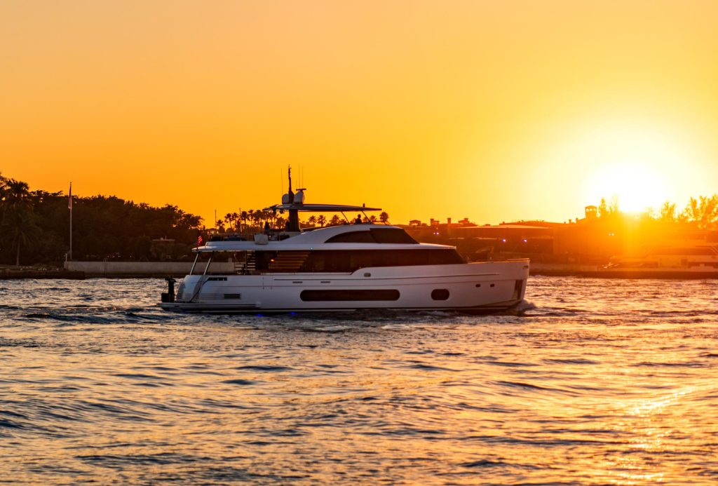 Peaceful boat activities