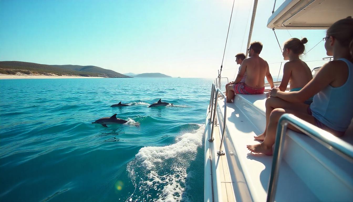 Yachting i Sados flodmynning: Att upptäcka delfiner i Portugal