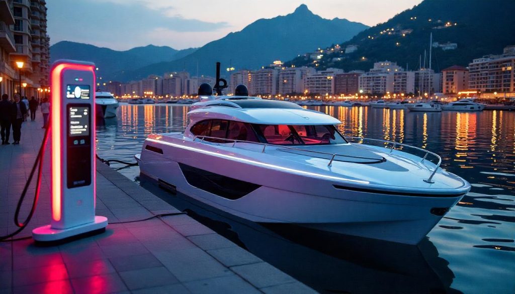 Elektrisk katamaran för elektriska båtar ökar insikterna i Monaco 2025.