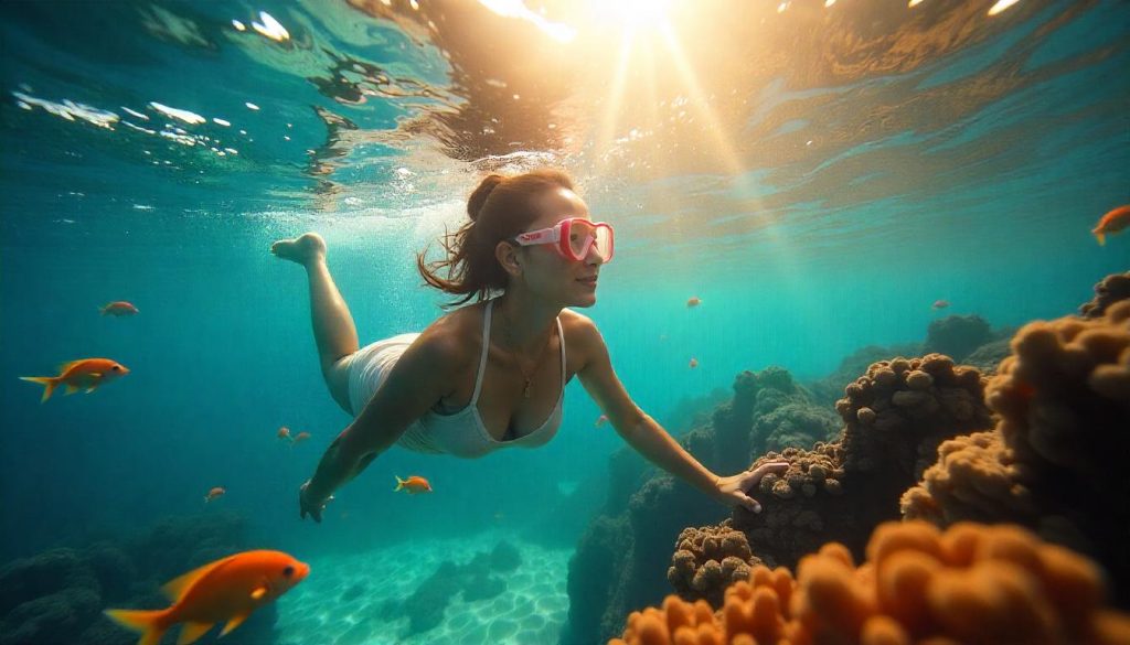 Adventure sports on yacht vacation snorkeling 2025