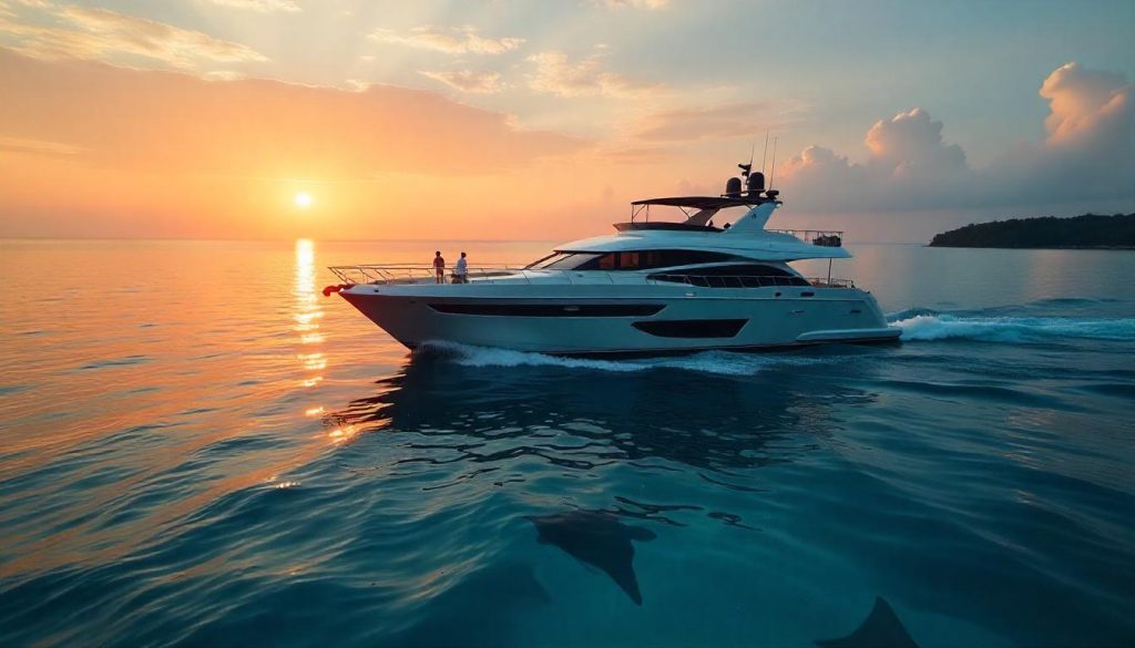 Yacht in Baa Atoll, highlighting yachting in the Maldives in 2025.