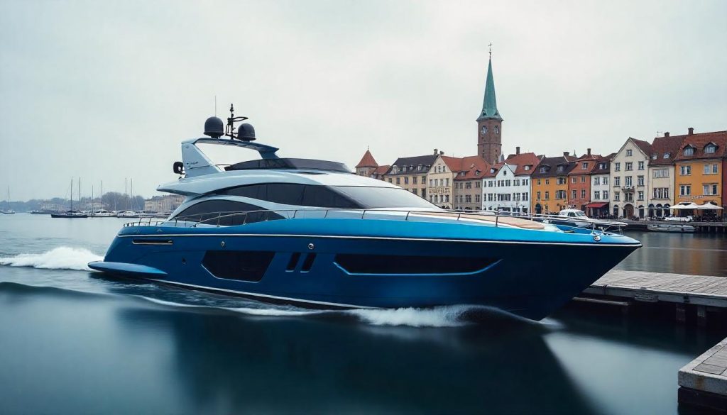 Yacht in Pirita Marina, highlighting yachting Baltic Sea Estonia in 2025.
