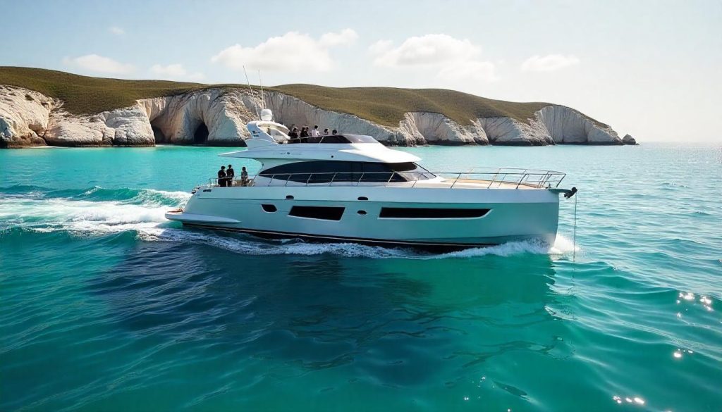 Beneteau Oceanis 62 в районе Тресковой дыры - яркий пример яхтинга на Большом Барьерном рифе в 2025 году.