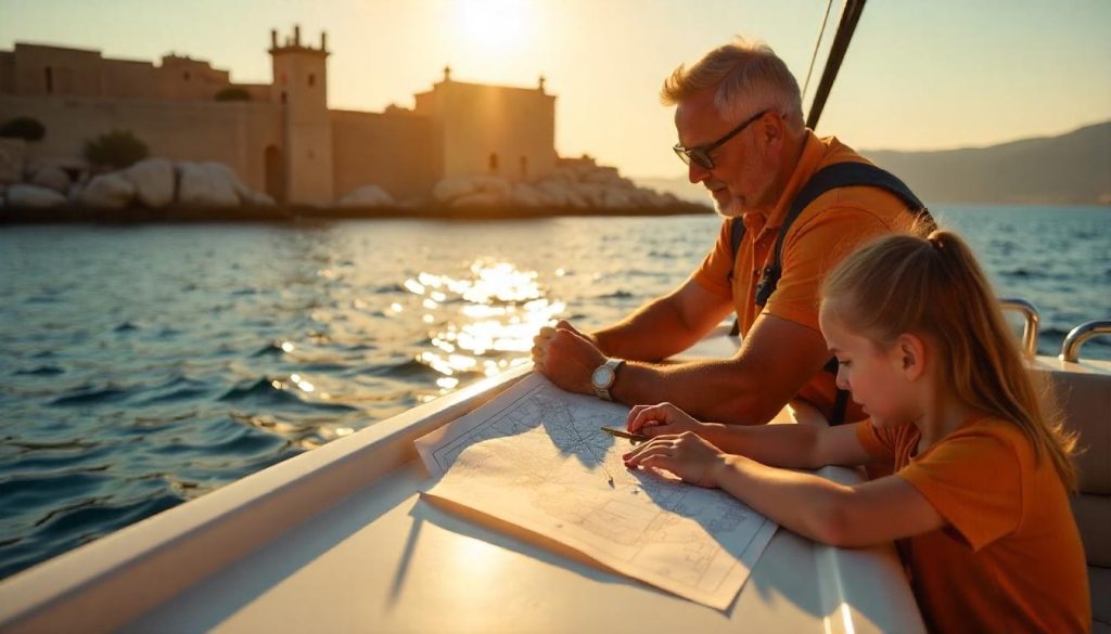 how to plan an educational yacht trip for kids Rhodes 2025